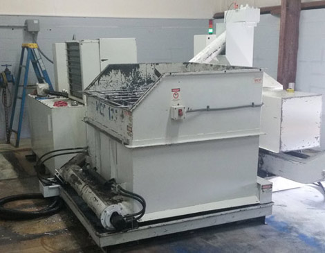 Custom fabricated replacement parts for sale for the PuckMaster brand chip management machines and components.